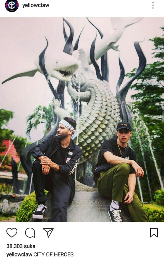 Dua Kota Di Indonesia Ini Muncul Di Foto Instagram DJ Yellow Claw