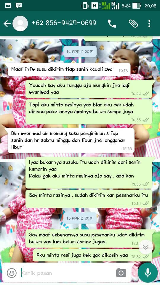 AWAS!!! PENIPU JUAL SUSU...REKENINGNYA ATAS NAMA NUR AENI