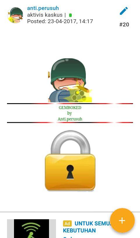 Serba Serbi GEMBOKED dan PEMBURU GEMBOKED kaskus