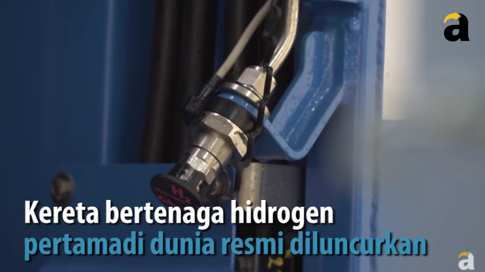 Wow, Inilah Kereta Bertenaga Hidrogen Pertama di Dunia