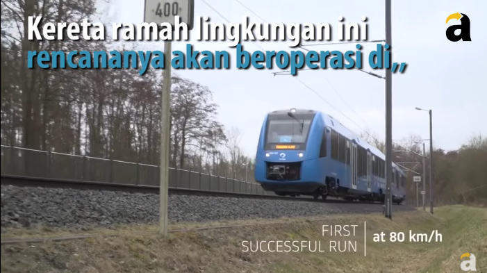 Wow, Inilah Kereta Bertenaga Hidrogen Pertama di Dunia