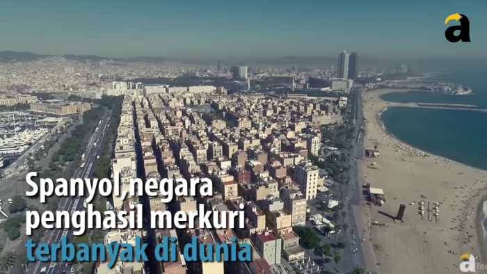 Air mancur unik ini 100 persen terbuat dari merkuri Gans