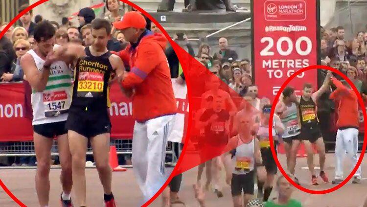 Aksi Solidaritas Sesama Peserta Balap Lari Terjadi Di Event Marathon London 2017