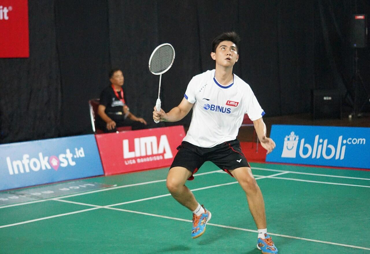 Moment pertandingan hari pertama LIMA Badminton GJC