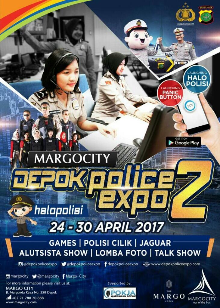 Depok Police Expo 2017 : Hadirkan Aplikasi terbaru dan Layanan SIM, SKCK