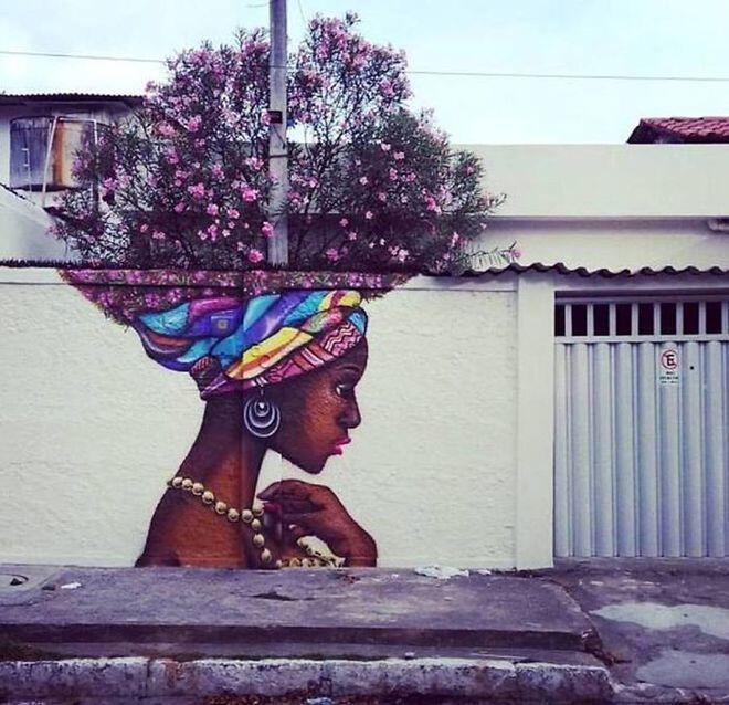 8 Mural Jalanan Yang Menyatu Dengan Alam, Indah Dan Menakjubkan!