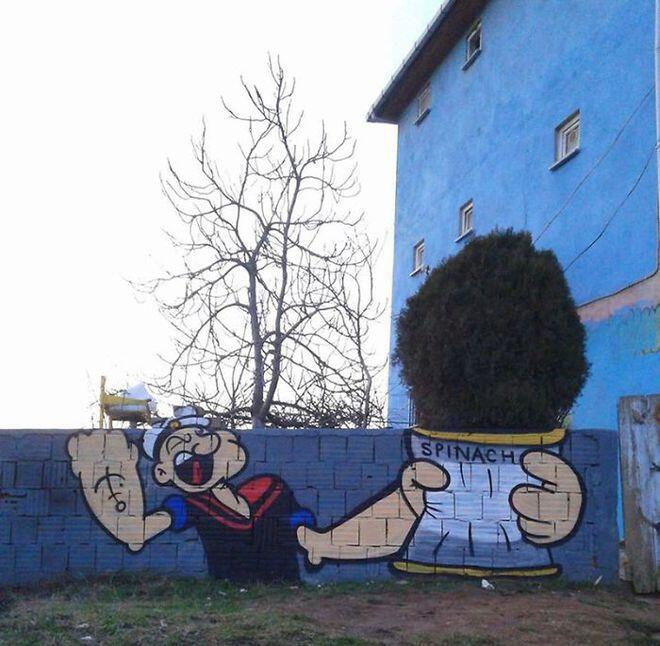 8 Mural Jalanan Yang Menyatu Dengan Alam, Indah Dan Menakjubkan!