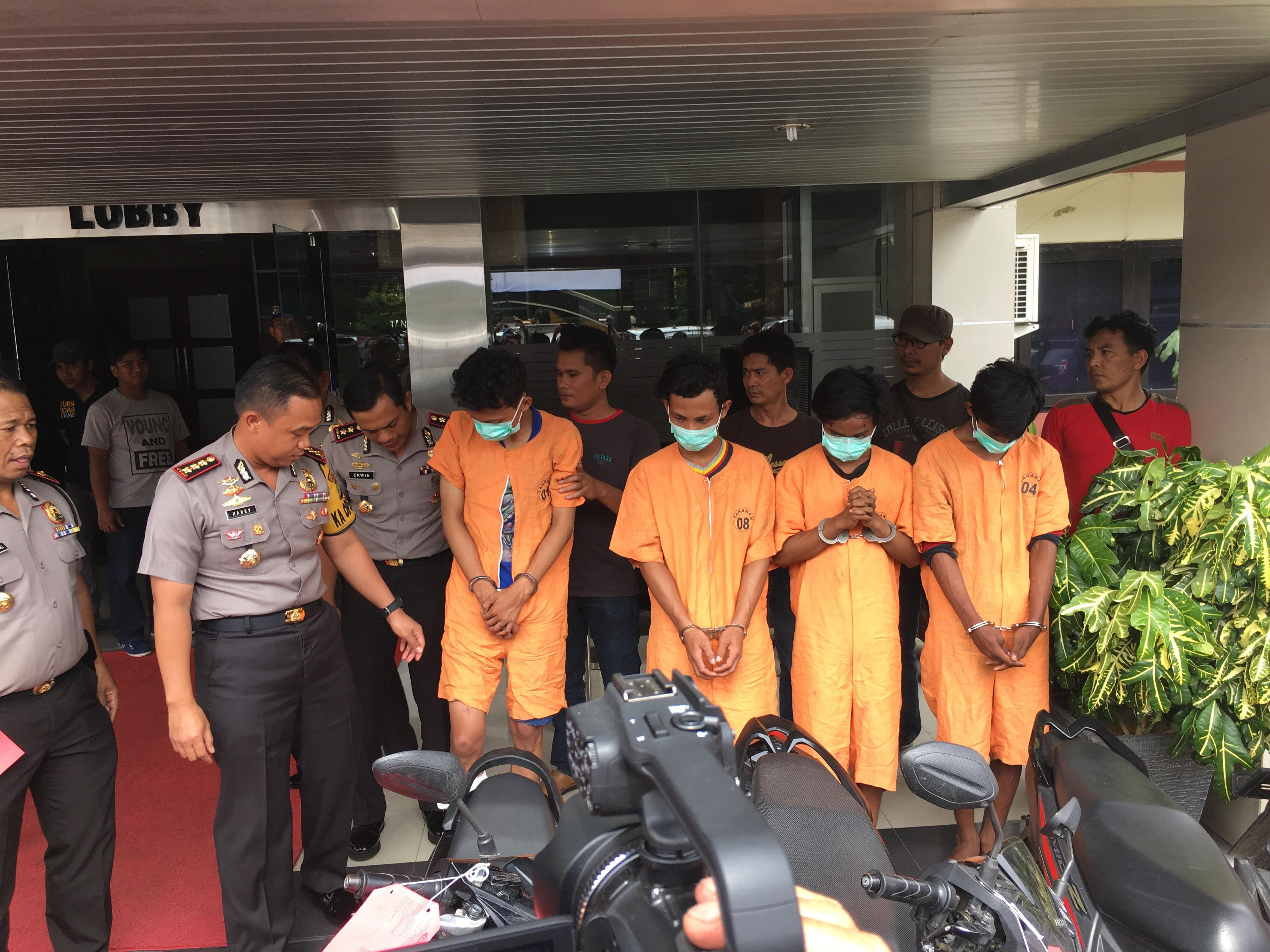 Aksi Saling Tembak, Polisi Terluka dan Pelaku Pencurian Sepeda Motor Tewas