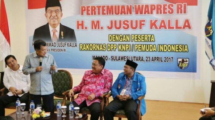 KNPI Harus Berperan Melahirkan Wirausaha Muda di Indonesia kata JK di Rakornas KNPI