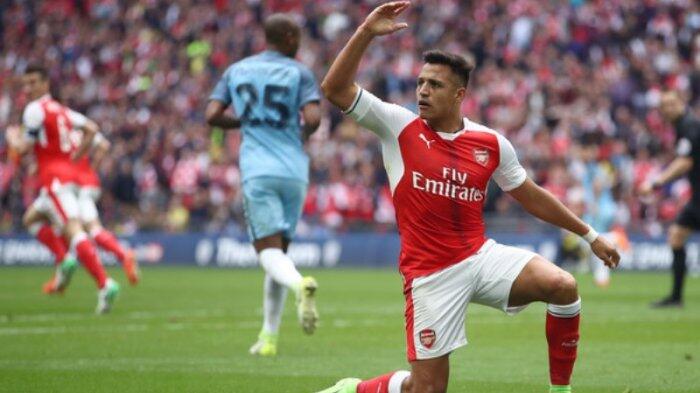 Alexis Sanchez Pemain yang Paling Banyak Bikin Gol di Stadion Wembley