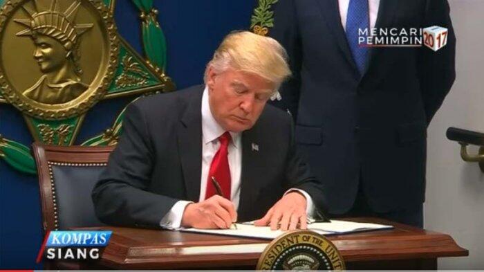 Trump Kembali Dorong Pembangunan Tembok di Perbatasan AS-Meksiko
