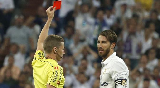 real madrid -sergio ramos absen