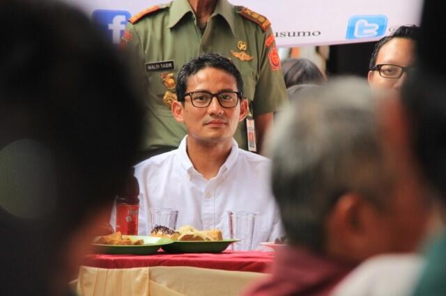 Sandiaga Uno Temui Erick Thohir Bahas Stadion Baru Persija