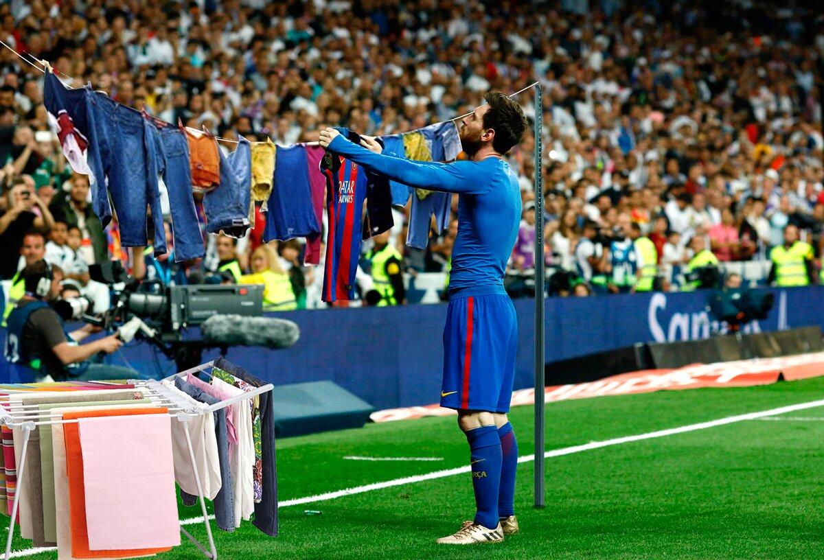 Meme Paling Epik Selebrasi Gol Lionel Messi di El Clasico yang Jadi Sensasi