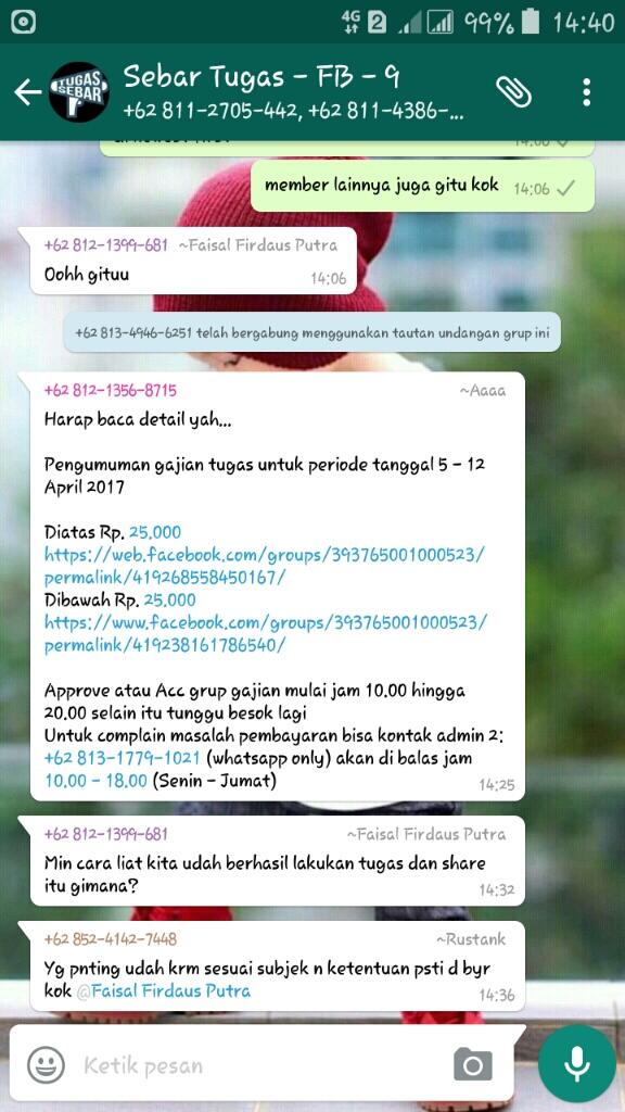 &#91;Kerja Sampingan&#93; Share &amp; Komen Dibayar