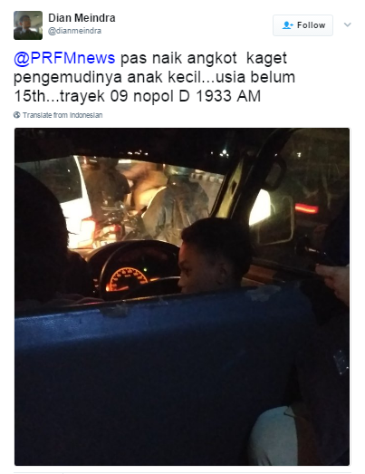  Heboh Anak Di Bawah Umur Jadi Sopir Angkot Di Bandung