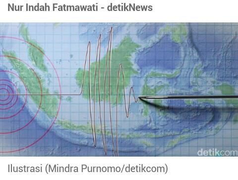 Gempa 4,0 SR Guncang Lebak, Banten