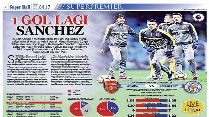 Alexis Sanchez Hanya Butuh 1 Gol Lagi