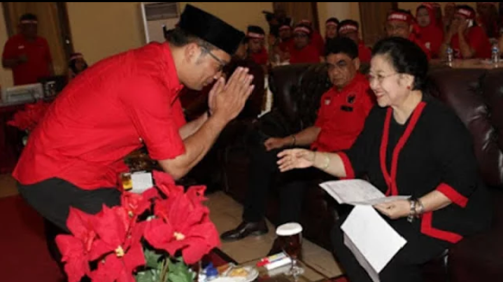 Ridwan Kamil Sembah Hormat kepada Megawati, Netizen Heboh