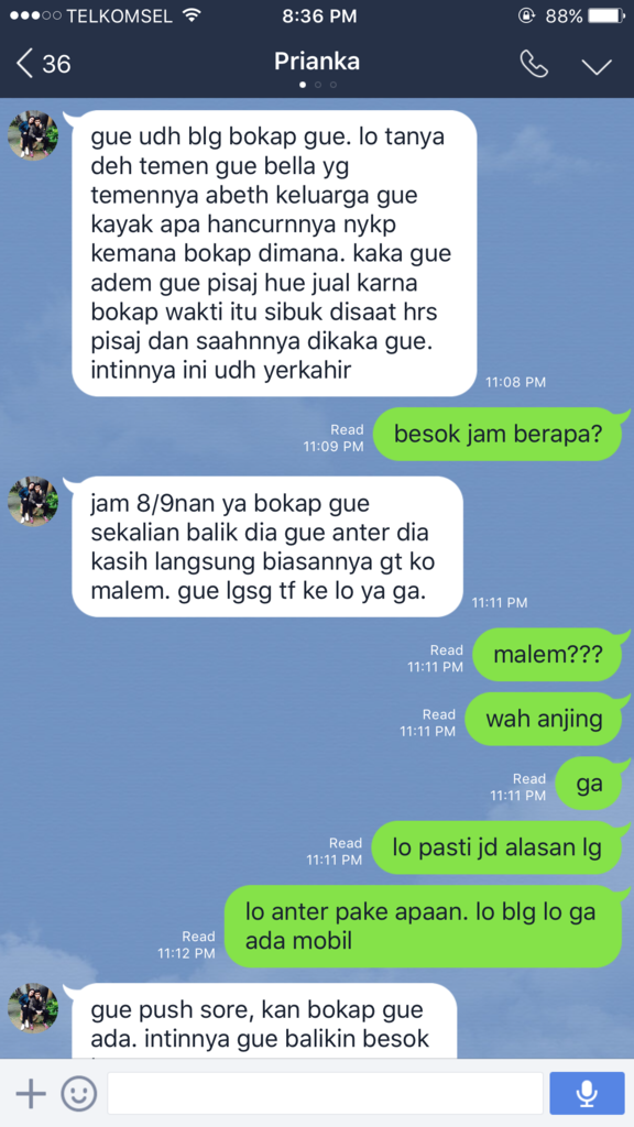 PENIPU bernama PRIANKA ANNISA 