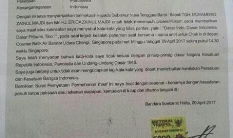 Ditjen Imigrasi: Tidak Ada Permintaan Pencekalan Penghina TGB