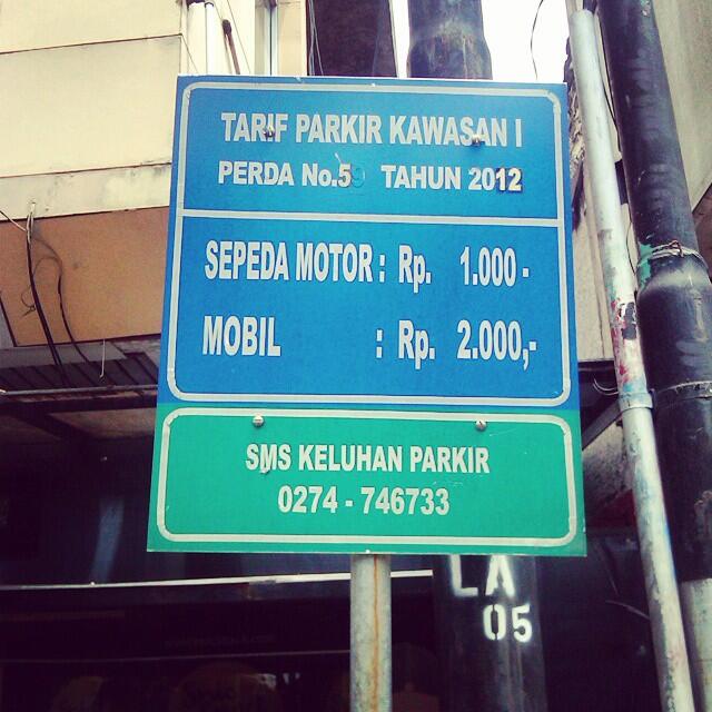 Tukang Parkir Depan BI Malioboro