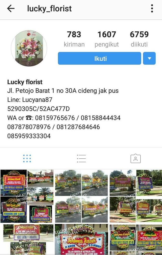 Kbanjiran Psanan Karangn Bunga, LUCKY FLORIST : Omzet hari ini meroket