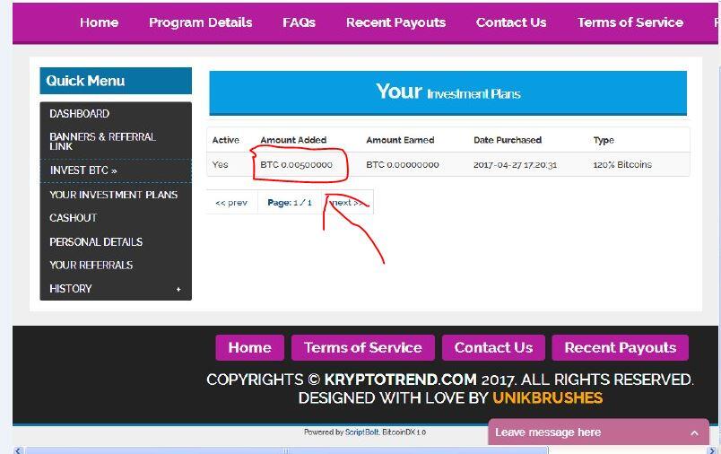 [Kalkuluskaskus] New.. Free 0.005 BTC untuk Invest