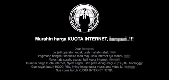 Situs Telkomsel Diretas, Berisi Keluhan Internet Mahal