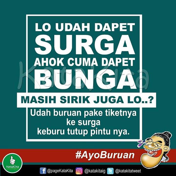 Siapa yang Mengirim Bunga untuk Ahok? Ini Jawaban Pedagang