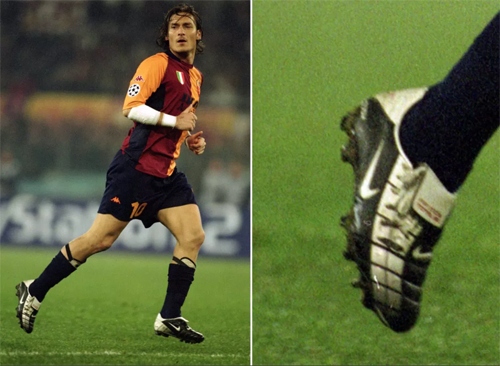 Deretan Sepatu Francesco Totti