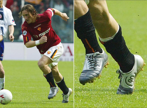 Deretan Sepatu Francesco Totti