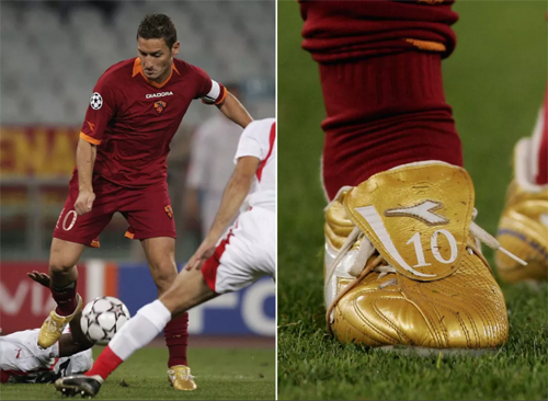 Deretan Sepatu Francesco Totti