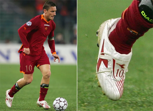 Deretan Sepatu Francesco Totti