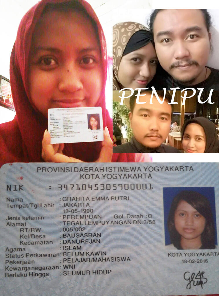 Penipuan oleh mahadewicatering rekening atasnama GRAHITA EMMA PUTRI dan AMMAR