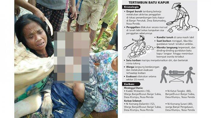 Dua Wanita Penambang Batu Kapur Tewas Tertimbun