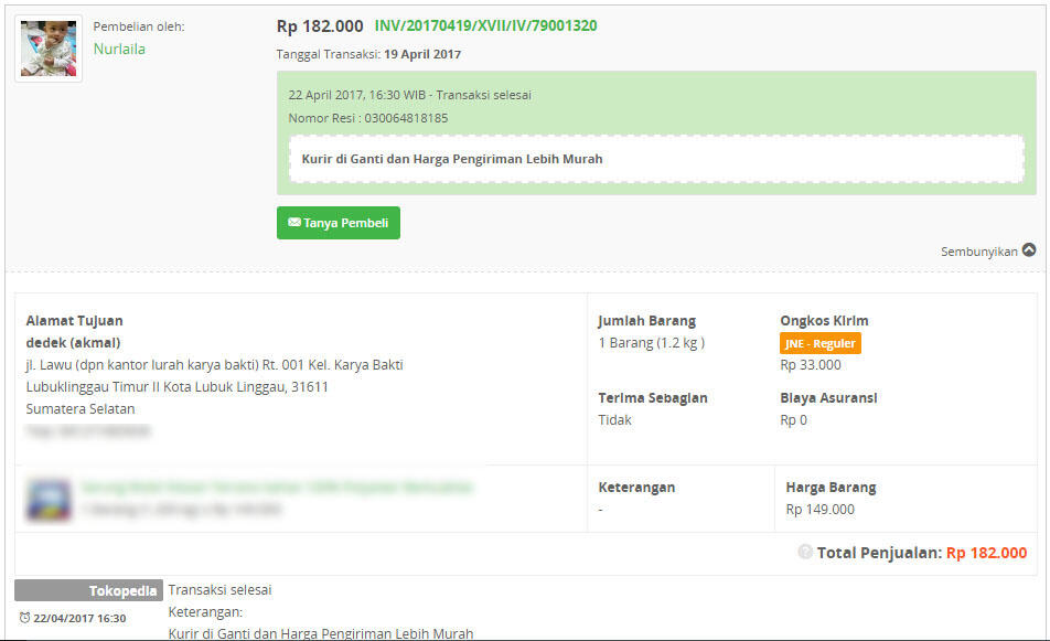 Buruknya system Tokopedia yang berakibat pemotongan saldo sepihak