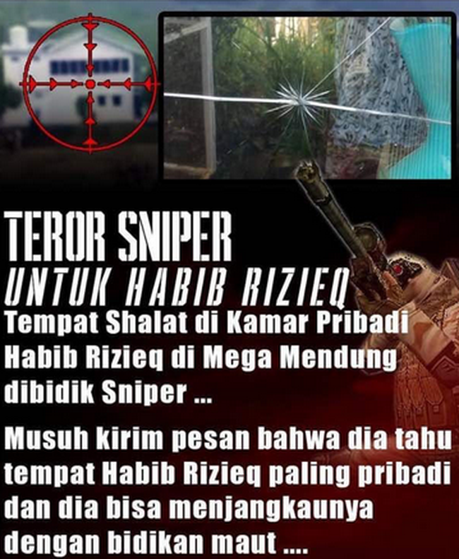 Polisi: Tidak Ada Laporan Rumah Habib Rizieq Ditembak Sniper 