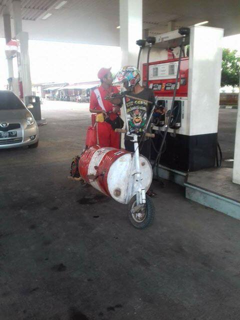 Kayak gini kalau modif tempat bensin