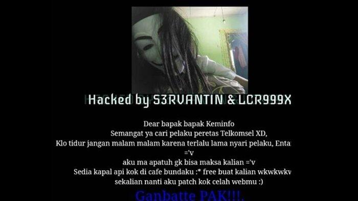 Situs Kominfo Kena Hack