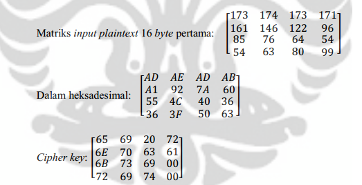cara menghitung cipher key citra digital aes rijndael 128 bit