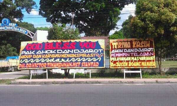 ☆Bunga untuk Ahok-Djarot Juga Menyebar ke Medan