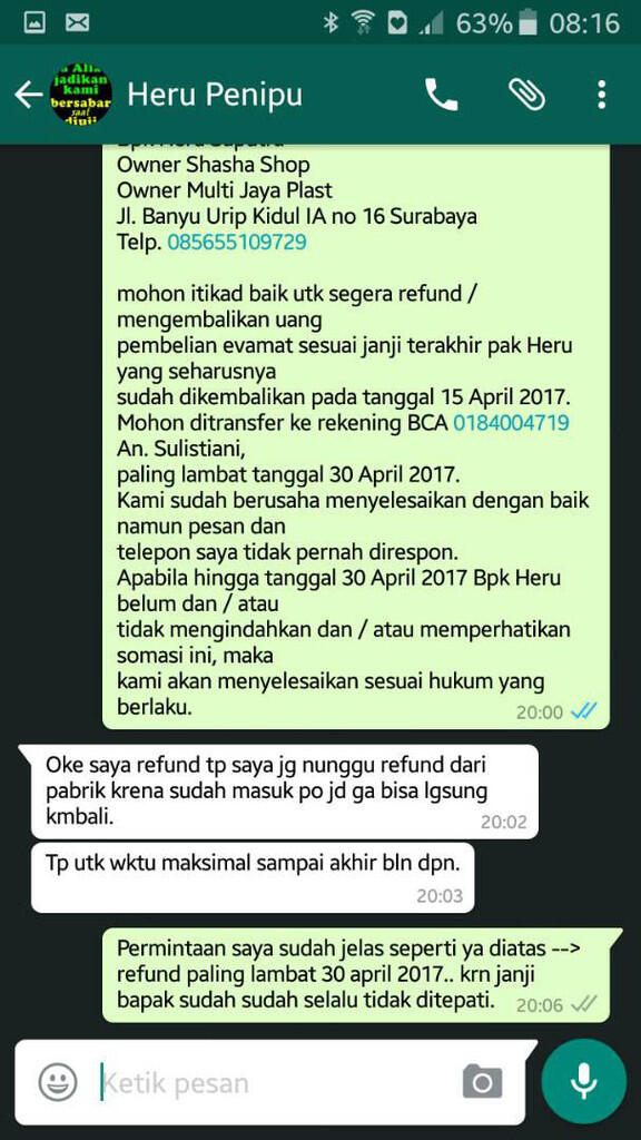 Surat Terbuka untuk Heru Saputra (endrie_80)