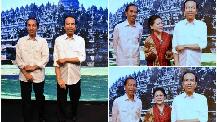 Ketika Ibu Negara Lihat Figur Lilin Jokowi di Madame Tussauds