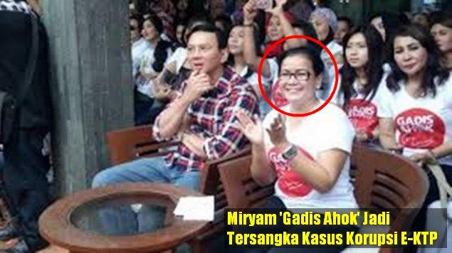 Resmi Jadi Tahanan KPK, Miryam &quot;Gadis Ahok&quot; Irit Bicara