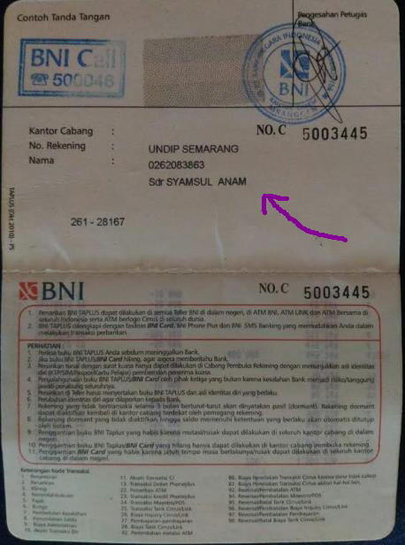 Penipuan oleh Sdr. SYAMSULANAM