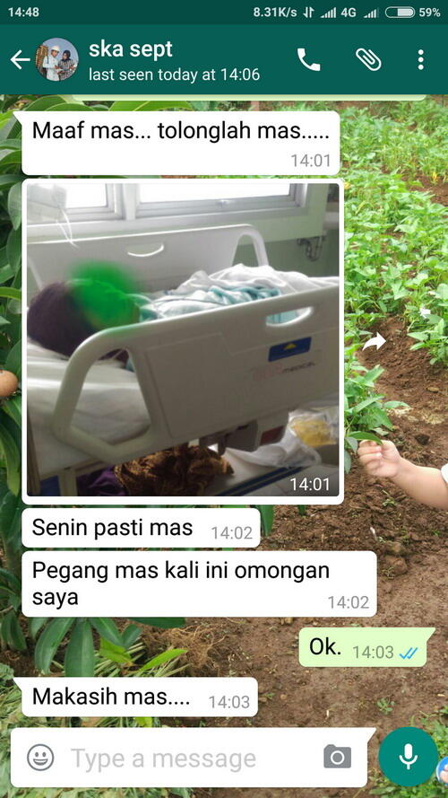 Penipuan oleh Sdr. SYAMSULANAM