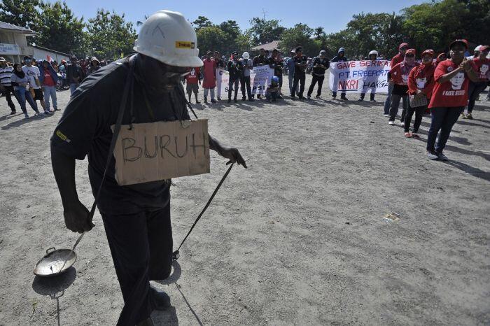 Karyawan Freeport Indonesia bakal mogok sebulan
