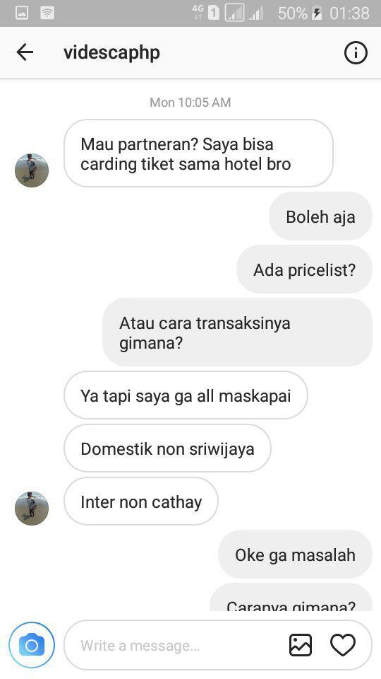 &#91;PENIPUAN&#93; HATI HATI BELI TIKET PESAWAT YANG MENJANJIKAN POTONGAN HARGA DI TR****KA 