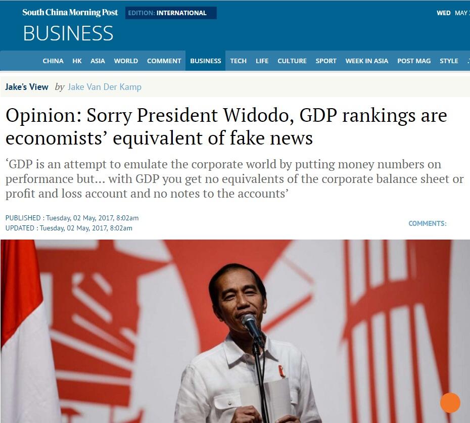 Opinion: Sorry President Widodo, GDP rankings are economists’ equivalent of fake news